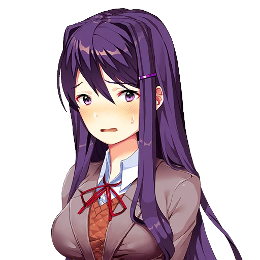 😵 Стикер «Doki-Doki Literature Club» для Telegram