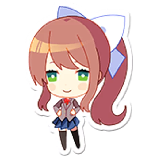 😏 Стикер «Doki Doki Literature Club!» для Telegram