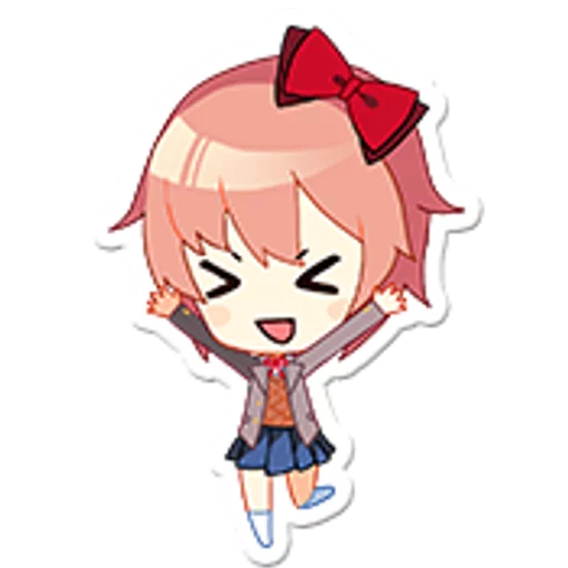 😍 Стикер «Doki Doki Literature Club!» для Telegram