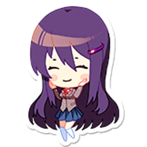 🤗 Стикер «Doki Doki Literature Club!» для Telegram