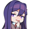 😏 Эмодзи «Doki Doki Literature Club» для Telegram