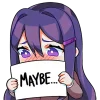 😓 Эмодзи «Doki Doki Literature Club» для Telegram