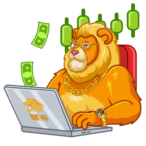 Стикерпак Lion для Telegram