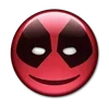 😊 Эмодзи «😀 Deadpool - эмоджи с Дэдпулом» для Telegram