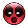 😦 Эмодзи «😀 Deadpool - эмоджи с Дэдпулом» для Telegram