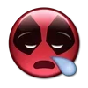 😪 Эмодзи «😀 Deadpool - эмоджи с Дэдпулом» для Telegram