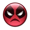 😠 Эмодзи «😀 Deadpool - эмоджи с Дэдпулом» для Telegram