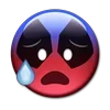 😰 Эмодзи «😀 Deadpool - эмоджи с Дэдпулом» для Telegram