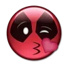 😘 Эмодзи «😀 Deadpool - эмоджи с Дэдпулом» для Telegram