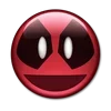 😄 Эмодзи «😀 Deadpool - эмоджи с Дэдпулом» для Telegram
