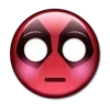 😳 Эмодзи «😀 Deadpool - эмоджи с Дэдпулом» для Telegram