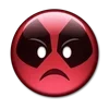 😡 Эмодзи «😀 Deadpool - эмоджи с Дэдпулом» для Telegram