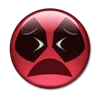 😩 Эмодзи «😀 Deadpool - эмоджи с Дэдпулом» для Telegram