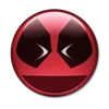 😂 Эмодзи «😀 Deadpool - эмоджи с Дэдпулом» для Telegram