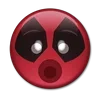 😮 Эмодзи «😀 Deadpool - эмоджи с Дэдпулом» для Telegram