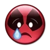 😢 Эмодзи «😀 Deadpool - эмоджи с Дэдпулом» для Telegram