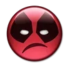 😕 Эмодзи «😀 Deadpool - эмоджи с Дэдпулом» для Telegram