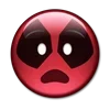 😦 Эмодзи «😀 Deadpool - эмоджи с Дэдпулом» для Telegram