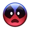 😨 Эмодзи «😀 Deadpool - эмоджи с Дэдпулом» для Telegram