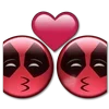 👩‍❤️‍👨 Эмодзи «😀 Deadpool - эмоджи с Дэдпулом» для Telegram