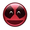 😄 Эмодзи «😀 Deadpool - эмоджи с Дэдпулом» для Telegram