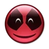😊 Эмодзи «😀 Deadpool - эмоджи с Дэдпулом» для Telegram