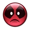 😟 Эмодзи «😀 Deadpool - эмоджи с Дэдпулом» для Telegram