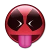 😝 Эмодзи «😀 Deadpool - эмоджи с Дэдпулом» для Telegram