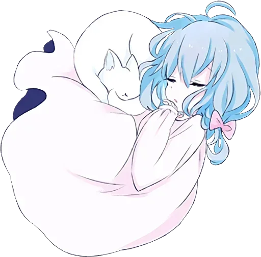 😴 Стикер «Dear Neko» для Telegram