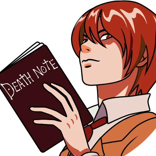 😈 Стикер «Death Note» для Telegram
