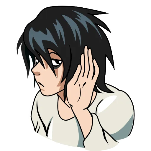 🦻 Стикер «Death Note» для Telegram