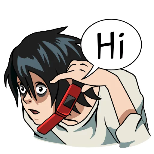 👋 Эмодзи «Death Note Emoji Puck» для Telegram