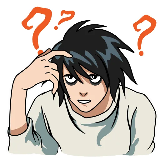 🤔 Эмодзи «Death Note Emoji Puck» для Telegram