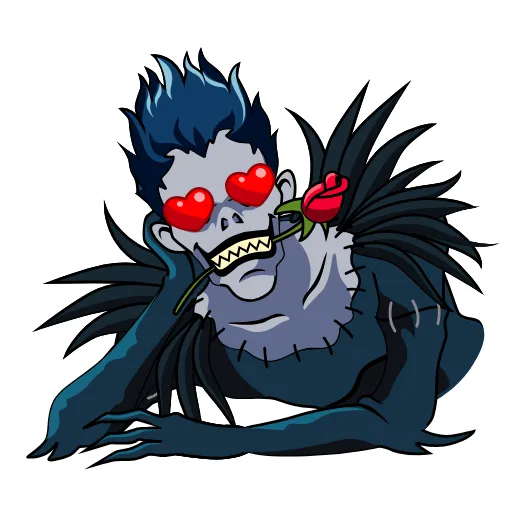 😍 Эмодзи «Death Note Emoji Puck» для Telegram