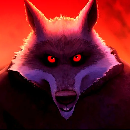 Стикерпак death the big wolf для Telegram