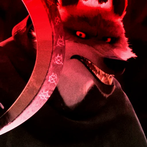 🐺 Стикер «death the big wolf» для Telegram