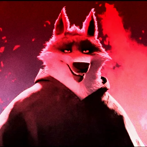 🐺 Стикер «death the big wolf» для Telegram