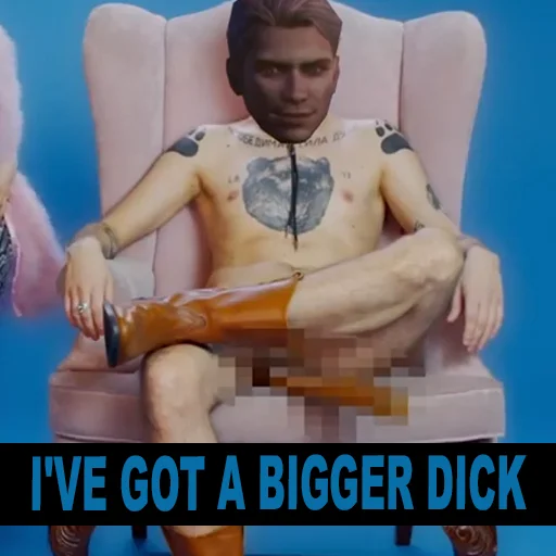 🍆 Стикер «Debil May Cry» для Telegram
