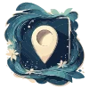 📍 Эмодзи «Синие буквы, иконки нарисованные нейросетью» для Telegram