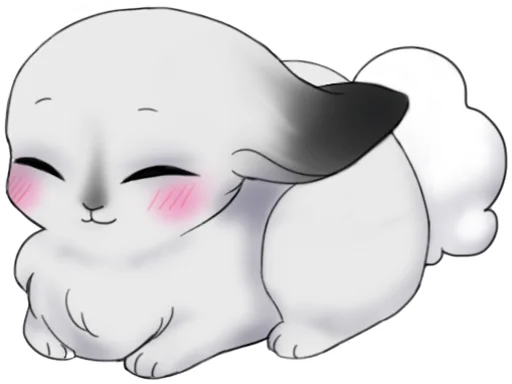 Стикерпак weird bunny для Telegram — скачать