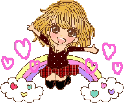 🌈 Стикер «DecoGALS» для Telegram