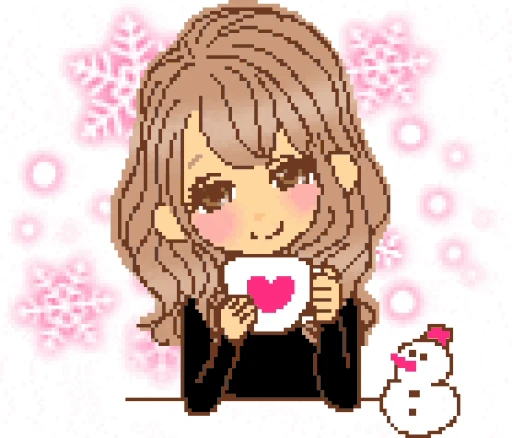 ☕️ Стикер «DecoGALS» для Telegram