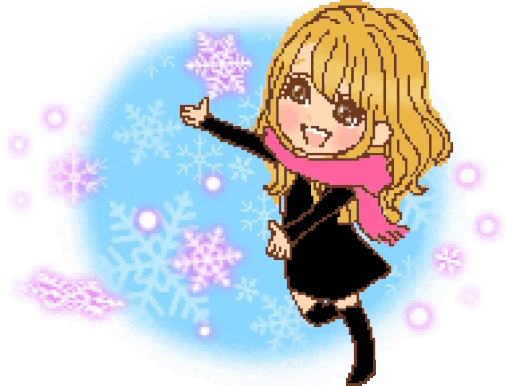 🌨 Стикер «DecoGALS» для Telegram
