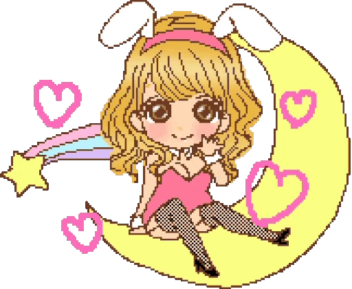 🌙 Стикер «DecoGALS» для Telegram