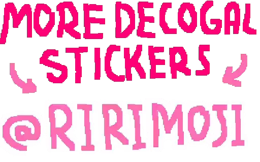 💟 Стикер «DecoGALS» для Telegram