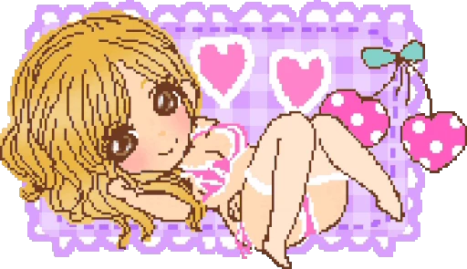 😜 Стикер «DecoGALS» для Telegram