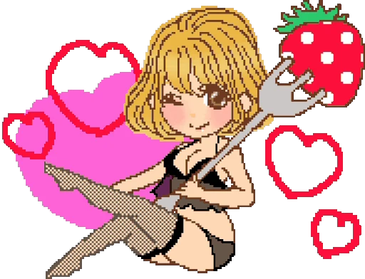 😜 Стикер «DecoGALS» для Telegram
