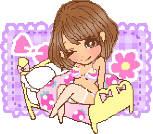 😉 Стикер «DecoGALS» для Telegram