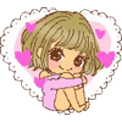💘 Эмодзи «Deco Gal Souzai» для Telegram