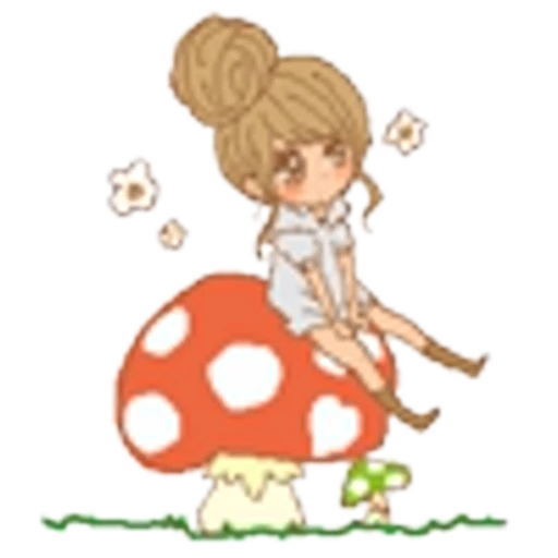 🍄 Эмодзи «Deco Gal Souzai» для Telegram